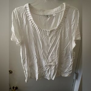 Women’s Liz Claiborne White Shirt Blouse Size 2X
